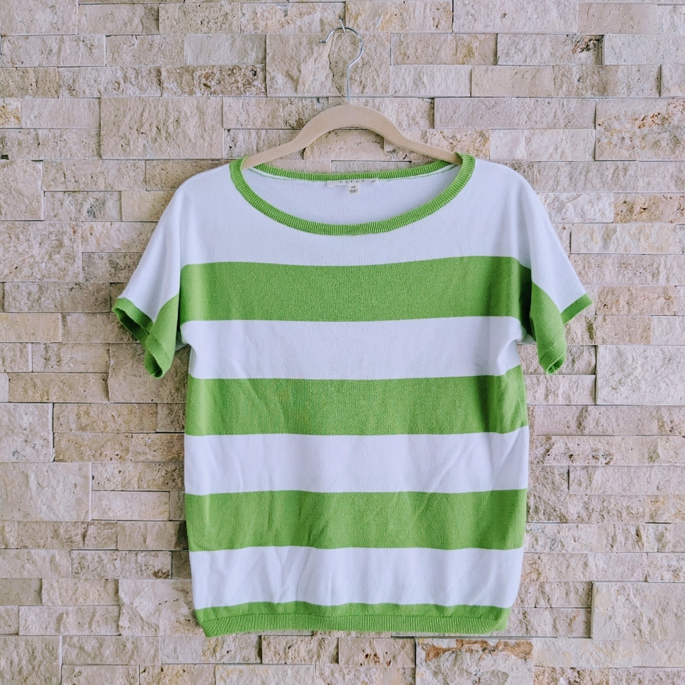 **LAST CALL** Cyrus short sleeve sweater top XS
